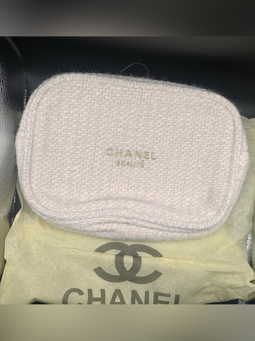 Fashion Poshers Wool Cosmetic Pouch